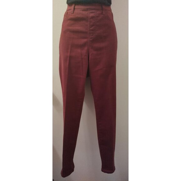 Massini – Burgundy Jegging Pants - Picture 3 of 5